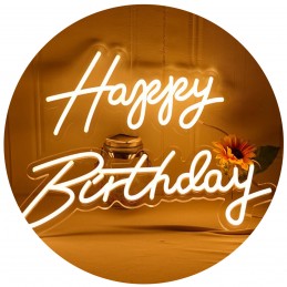Semn luminos neon HAPPY BIRTHDAY
