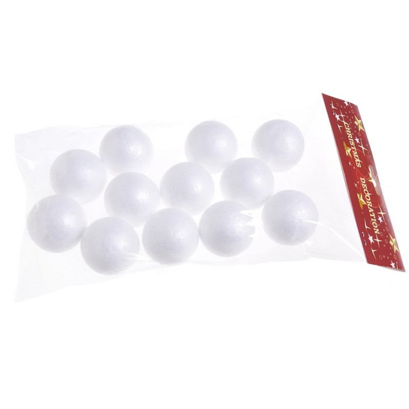Sfera polistiren 4.5cm set 12 bucati