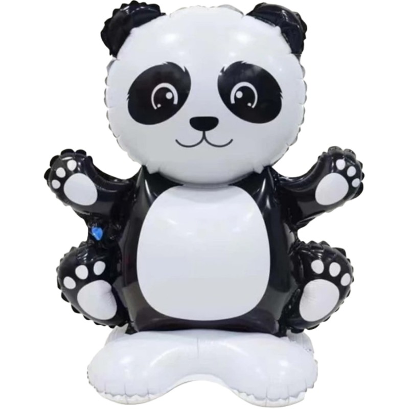 Balon Folie Figurina Urs Panda, cu stativ 3D 42cm