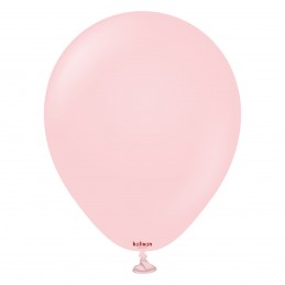Baloane Latex Kalisan Macaron Pink 30cm, 100buc