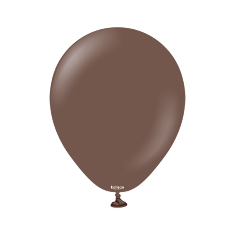 Baloane Latex Kalisan Chocolate Standard 13cm, 100buc