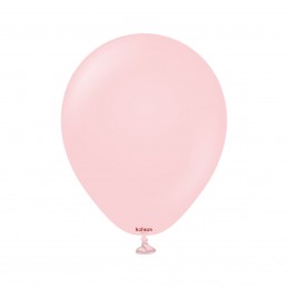 Baloane Latex Kalisan Macaron Pink 13cm, 100buc