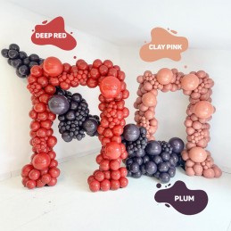 Baloane Latex Kalisan Clay Pink Standard 13cm, 100buc