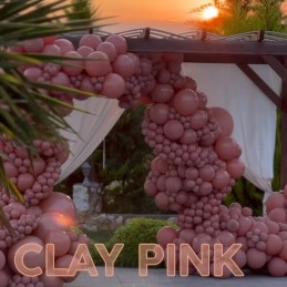 Baloane Latex Kalisan Clay Pink Standard 30cm, 100buc