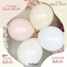 Balon Jumbo Kalisan Retro White 45 cm