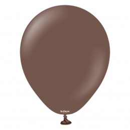 Baloane Latex Kalisan Chocolate Standard 30cm, 100buc