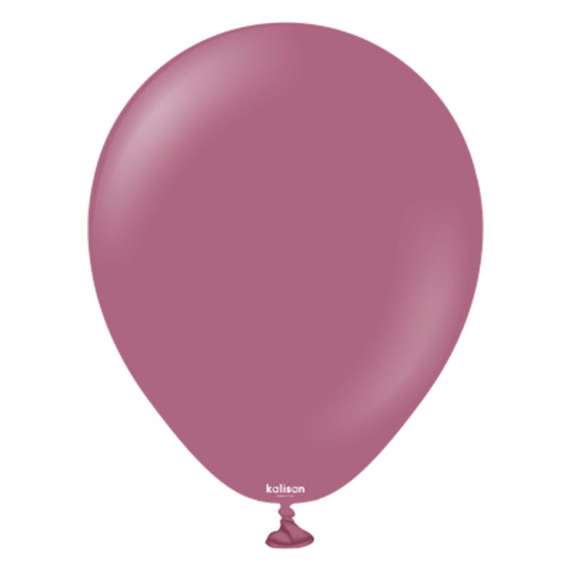 Baloane Latex Kalisan Retro Wild Berry 30cm, 100buc