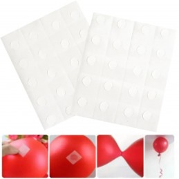 Buline adezive pentru baloane, 100 buc