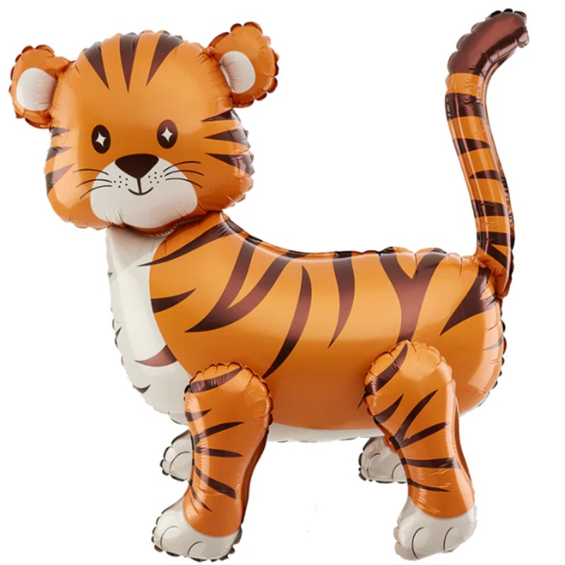 Balon folie tigru, figurina 3D 58cm