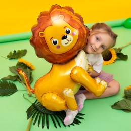 Balon folie leu, figurina 3D 54cm