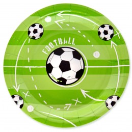 Farfurii petrecere Fotbal, 6 buc, 18 cm