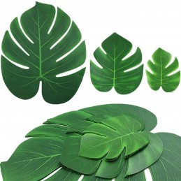 Frunze de monstera decorative, set 12 bucati