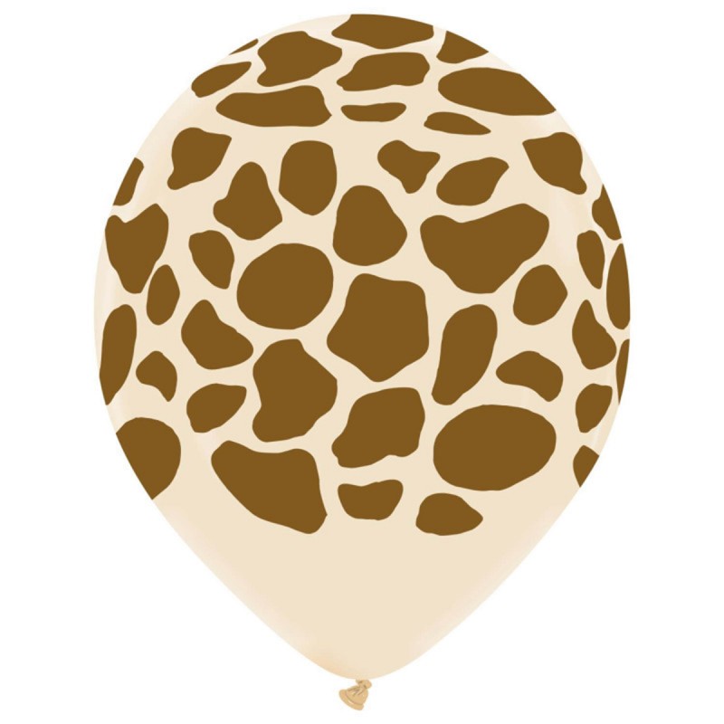 Baloane latex premium pete de Girafa, 10/set