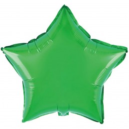 Balon Folie Stea Verde Metalizata 45cm