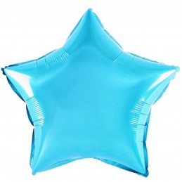 Balon Folie Stea Bleu Metalizata 45cm