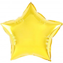 Balon Folie Stea Aurie Metalizata 45cm