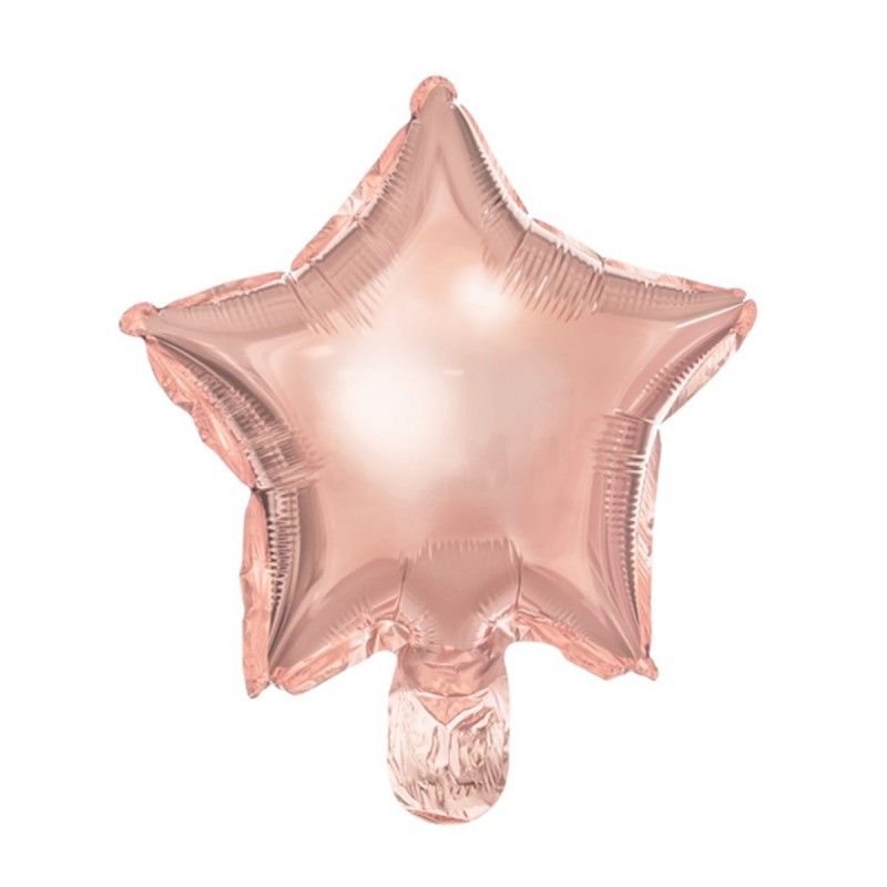 Balon Folie Stea Rose Gold 25 cm