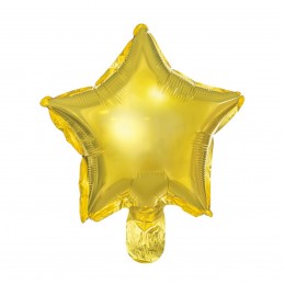 Balon Folie Stea Aurie 25 cm