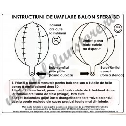 Balon folie Glob Disco Auriu Orbz 60cm