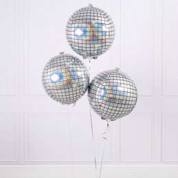 Balon folie Glob Disco Auriu Orbz 60cm