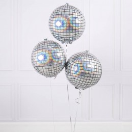 Balon folie Glob Disco Auriu Orbz 80cm