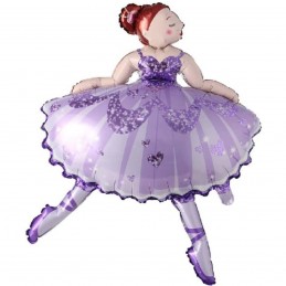 Balon Folie Balerina Mov 100cm