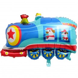 Balon folie mini figurina Locomotiva Tren