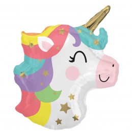 Balon Folie Unicorn Colorat Pastel