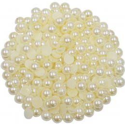 Jumatati de perle crem de lipit, 50g, 8mm