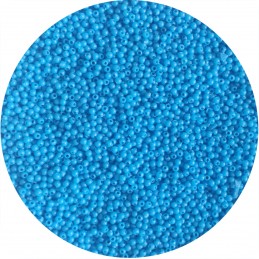 Margele Plastic Albastru Deschis 50g, bilute 3mm