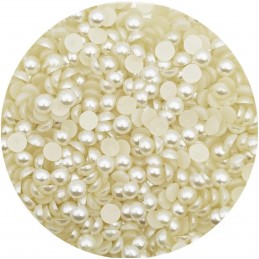 Jumatati de perle crem de lipit, 50g, 8mm