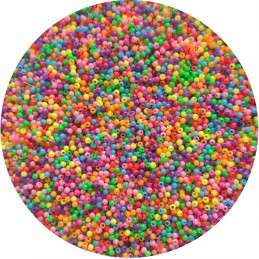 Margele Mici Multicolore 50g, bilute din plastic 3mm