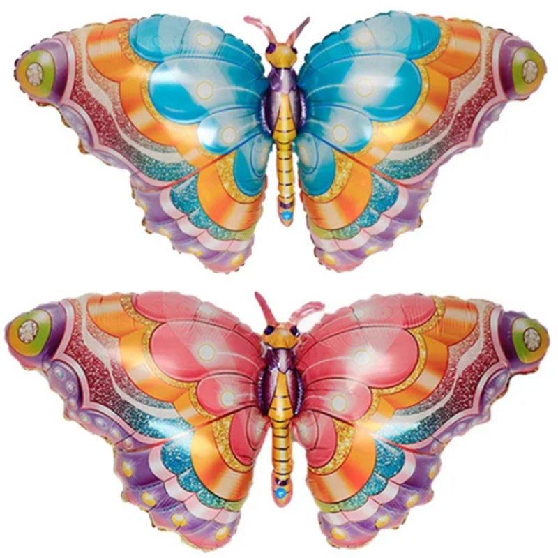 Balon folie Fluture colorat 98cm