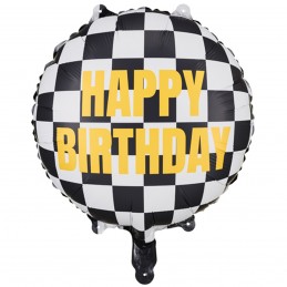 Balon Folie Carouri HAPPY BIRTHDAY, masini de curse