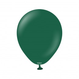 Baloane Latex Kalisan Dark Green Standard 13cm, 100buc