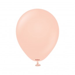 Baloane Latex Kalisan Macaron Somon 13cm, 100buc