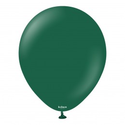 Baloane Latex Kalisan Dark Green Standard 30cm, 100buc