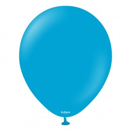 Baloane Latex Kalisan Caribbean Blue Standard 30cm, 100buc