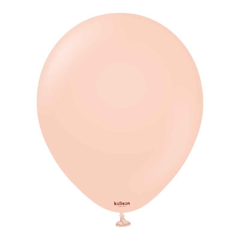 Baloane Latex Kalisan Macaron Somon 30cm, 100buc