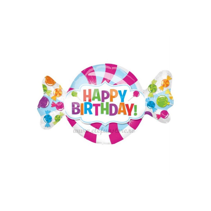 Balon Mini Bomboana Happy Birthday