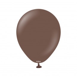 Baloane Latex Kalisan Chocolate Standard 13cm, 100buc