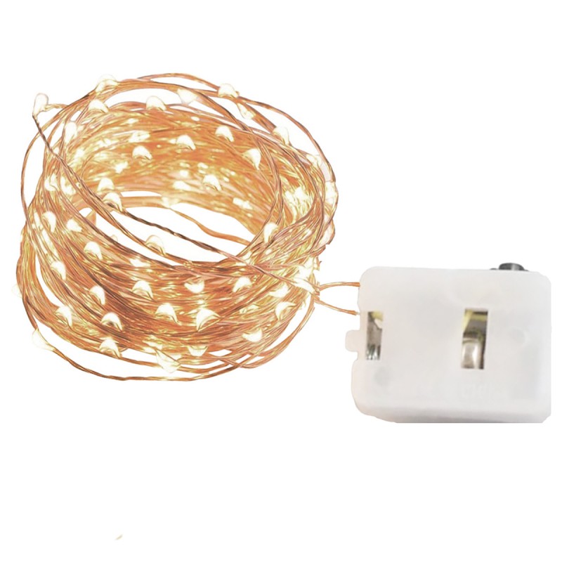 Instalatie decorativa Micro Led cu lumina calda 2m