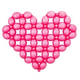 Set 100 Baloane Link Albe 30 cm