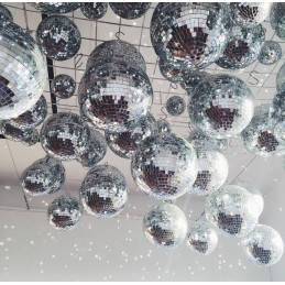 Glob Disco cu oglinzi 10 cm