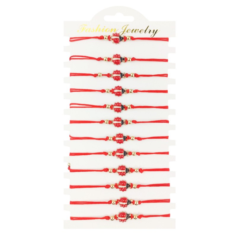 Martisoare bratara 12/set buburuza