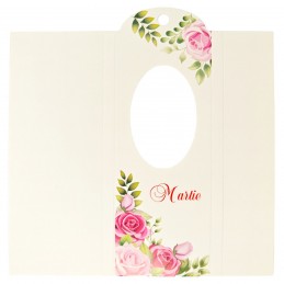 Ambalaje Martisor 100/set cu flori si fluturi, cutii brosa