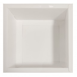 Cutie alba carton 10x10cm cu fereastra glisanta Cutie alba carton 10x10cm cu fereastra glisanta