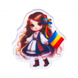 Brosa martisor fetita cu...