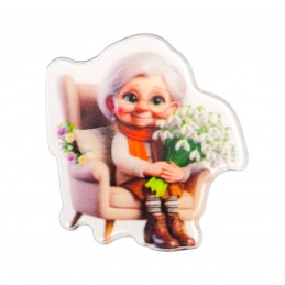 Brosa martisor pentru bunica