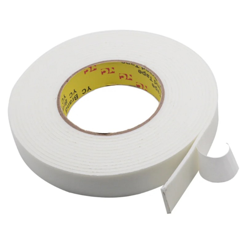 Banda Dublu Adeziva Cu Burete 1.8cm, 5m Banda Dublu Adeziva Cu Burete 1.8cm, 5m